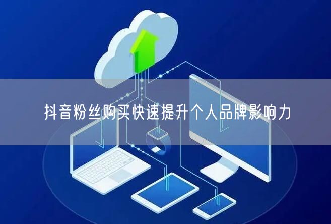 抖音粉丝购买快速提升个人品牌影响力